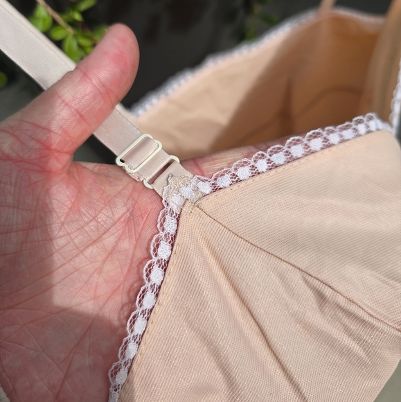 Vintage blush a line slip dress - Picture 2 of 6